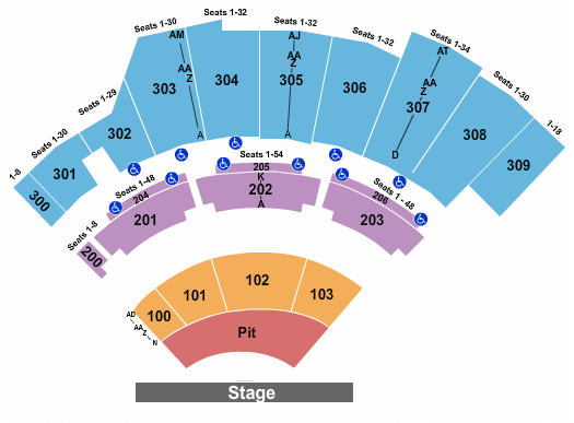 The Wharf Amphitheatre Jack Johnson Seating Chart